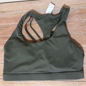 Fabletics Olive Green Sports Bra